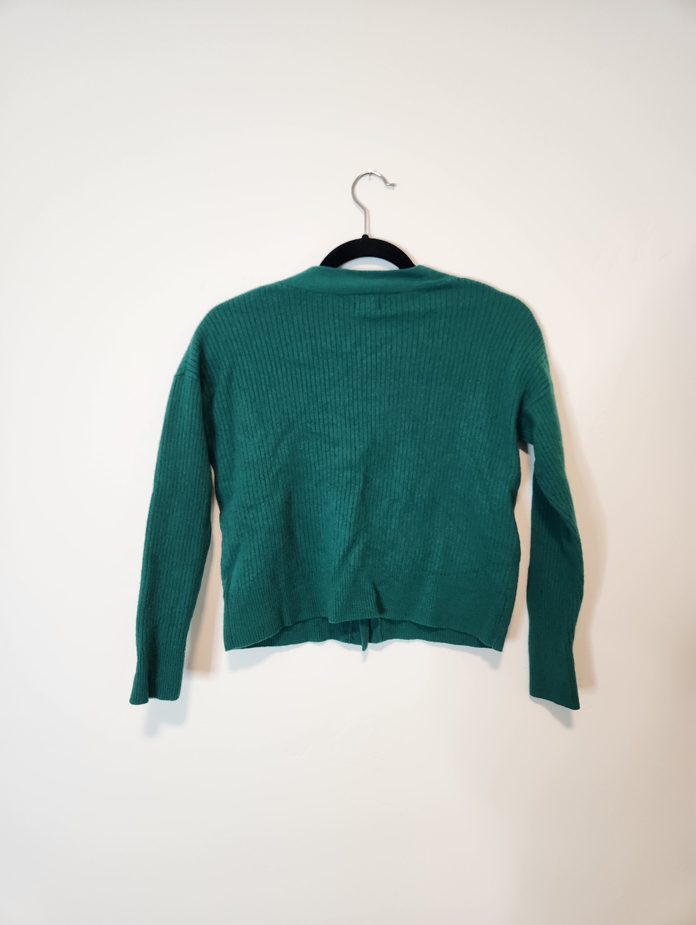 Aspen 100% Extrafine Merino Wool Cropped Cardigan Size Small - Picture 2 of 5